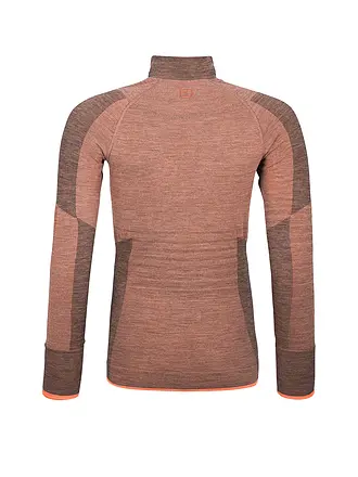 ORTOVOX | Zipshirt fonctionnel femme 230 Competition | dunkelrot